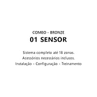 Combo ALARME - 01 Sensor - Bronze - Instalação INCLUSA